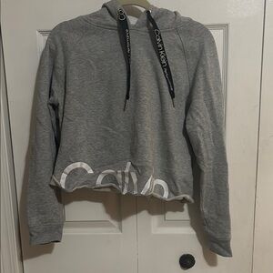 Calvin Klein Performance Gray Cowl Neck Sweater